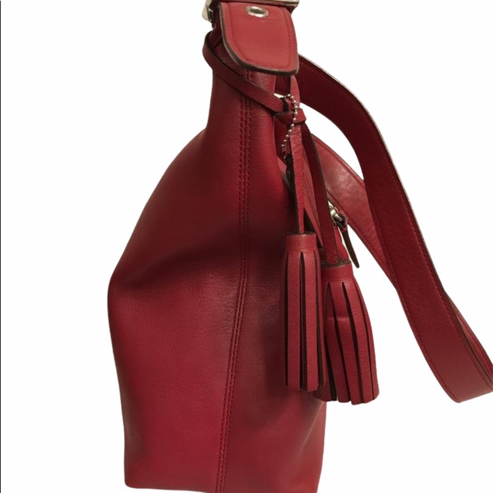 ❌SOLD❌Coach Legacy Duffel Shoulder Bag - Red - Picture 3 of 16